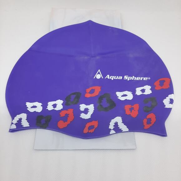 5 For $20.00 Aqua Sphere Feline Youth Silicon Swim Cap, 100% UV Protection - Picture 6 of 11